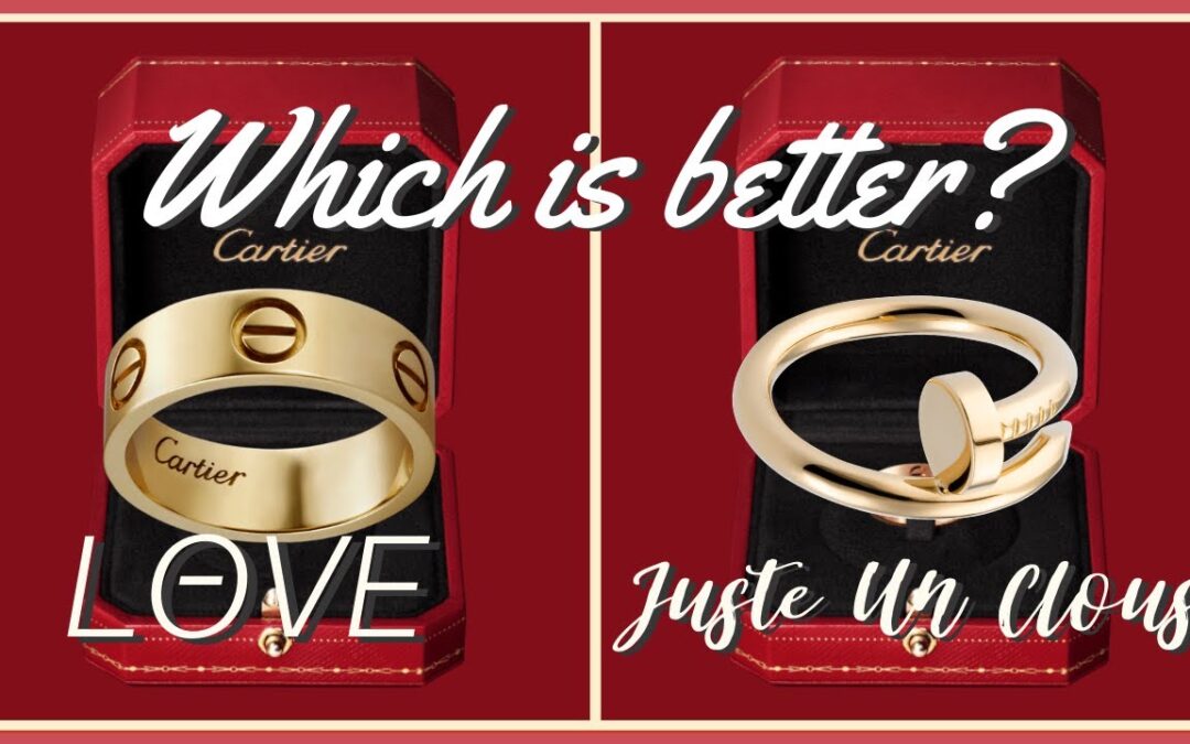 Cartier Love Ring vs. Juste Un Clou Ring Unboxing & Comparison