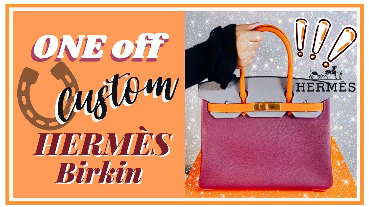 Hermès Stopped Making These!! Unboxing A Special Order 🍊Custom Birkin 30 🍊