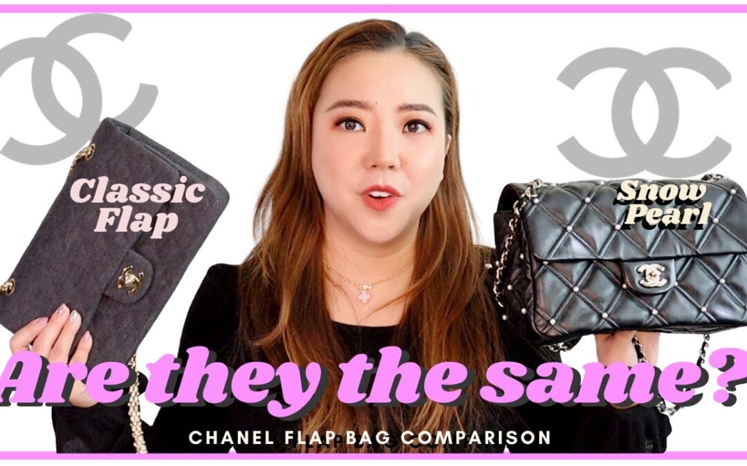 Unboxing Rare Chanel Snow Pearl Bag | Detail Comparison With Vintage Classic Flap