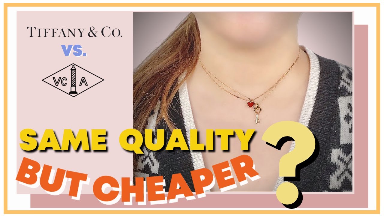 VCA Sweet Alhambra vs. Tiffany&Co. Key Necklace | Detailed Comparison