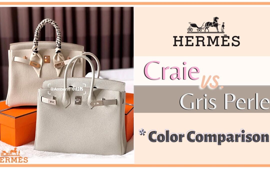 Hermès Color Comparison: Craie (10) vs. Gris Perle (80) – Indoor/Outdoor In-depth