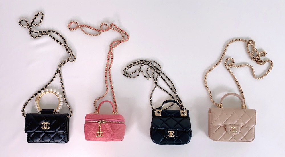 Comparing The 4 BEST CHANEL Micro Bags 2021 | What Fits? Mod Shots +Honest Opinion | My First Luxury